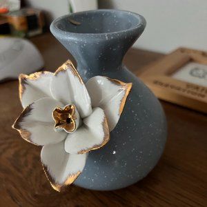 small anthropology ceramic vase